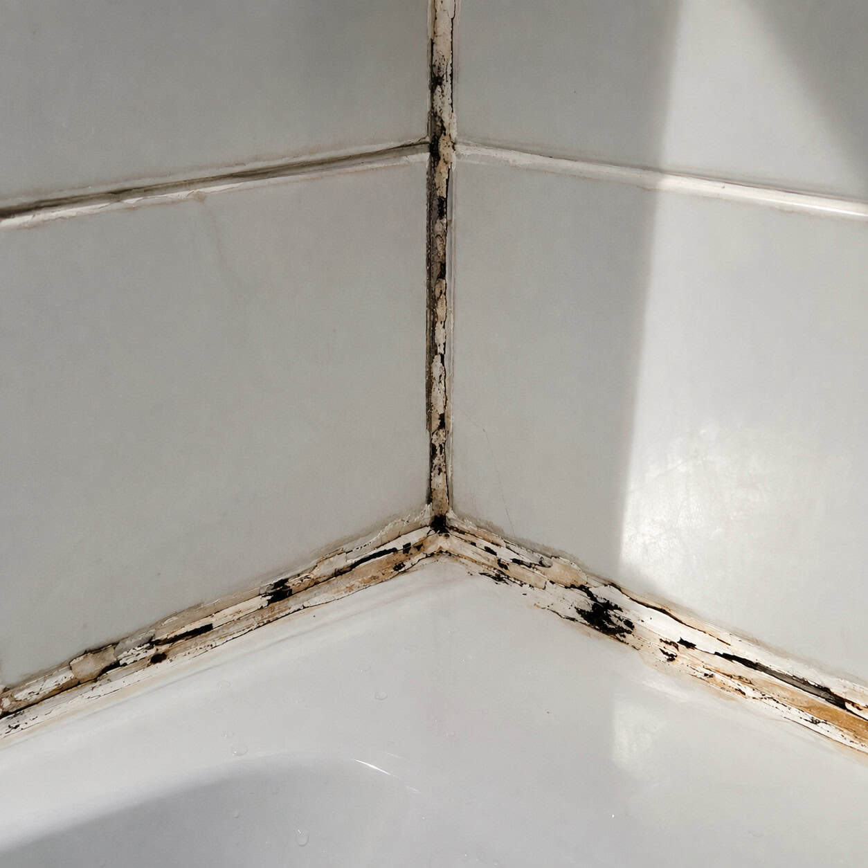 Cheap Materials and Sloppy Grout and Caulk