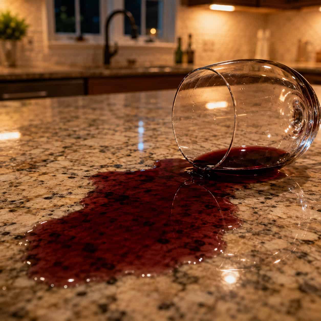 Letting spills sit "until after dinner"