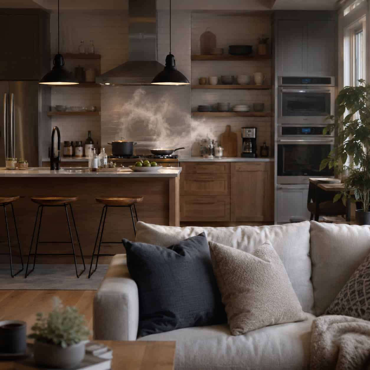 The Fully Open-Concept Kitchen