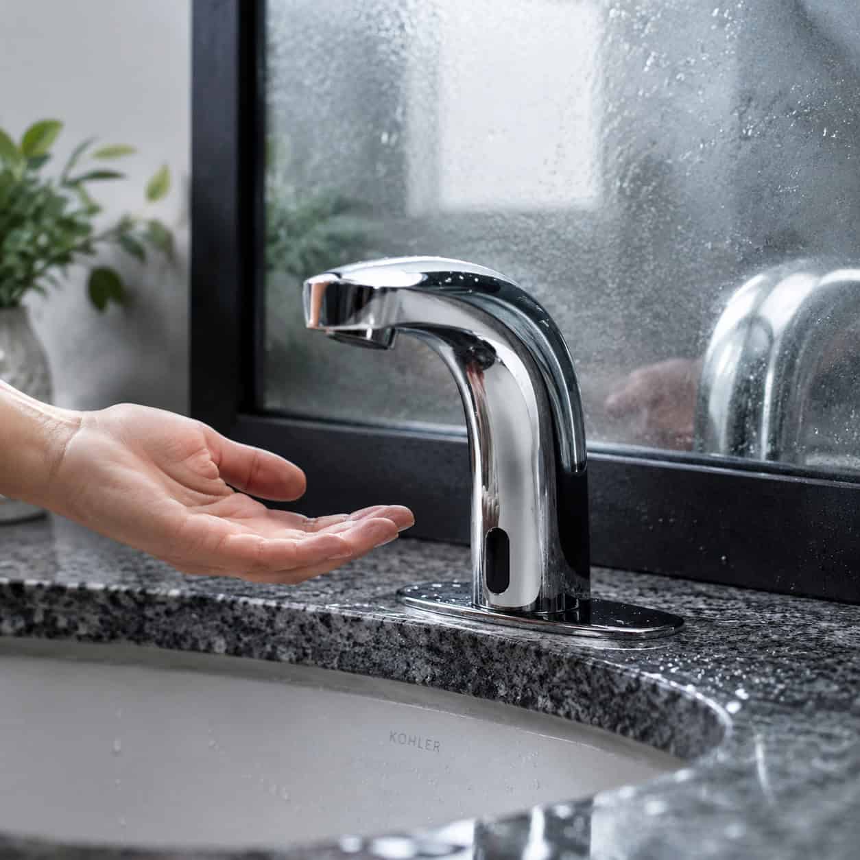 The Touchless Bathroom Faucet