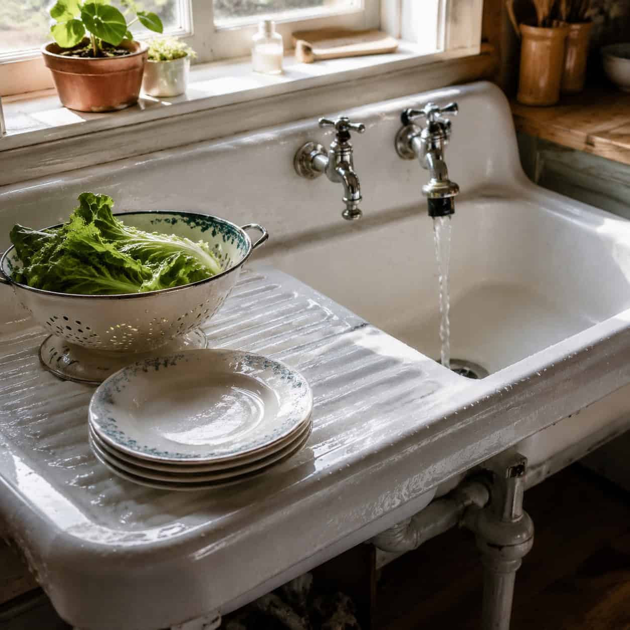 Drainboards Cast Right Into the Sink