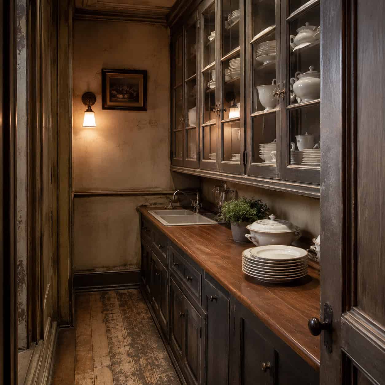 The Butler's Pantry (and Its Dirty Twin, the Scullery)