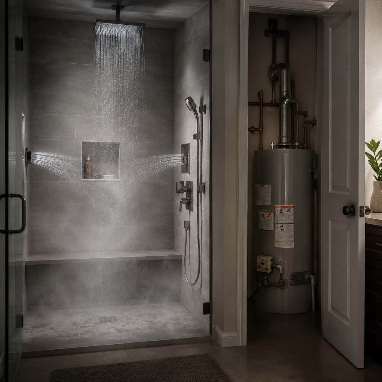 Undersizing the Water Heater for Spa Fixtures