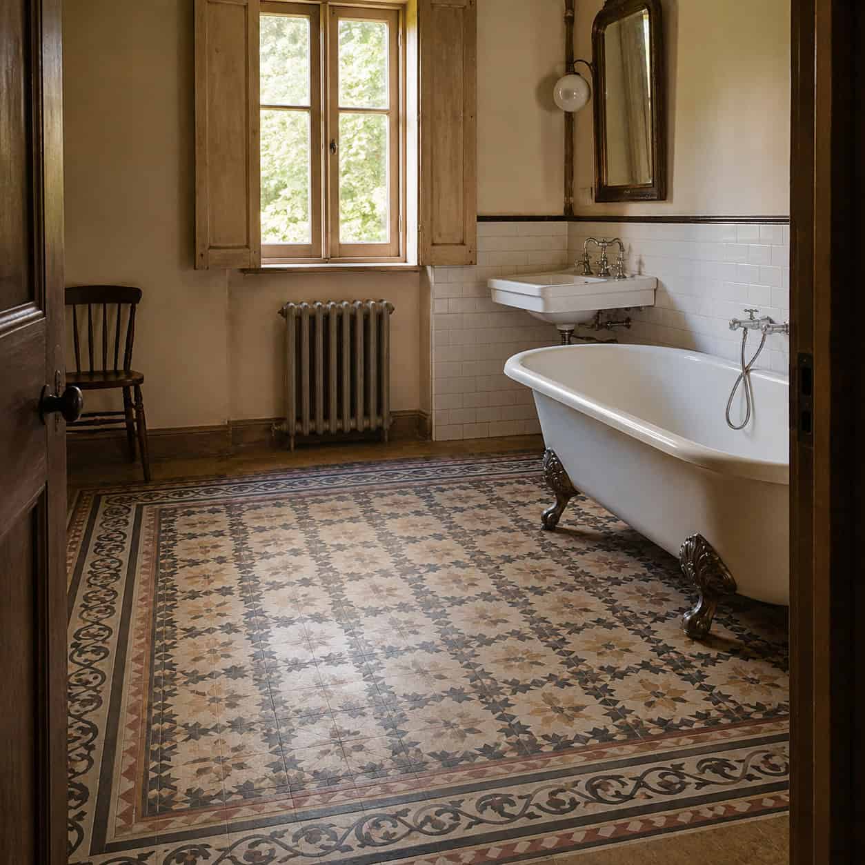 Encaustic & Patterned Cement Floor Tile