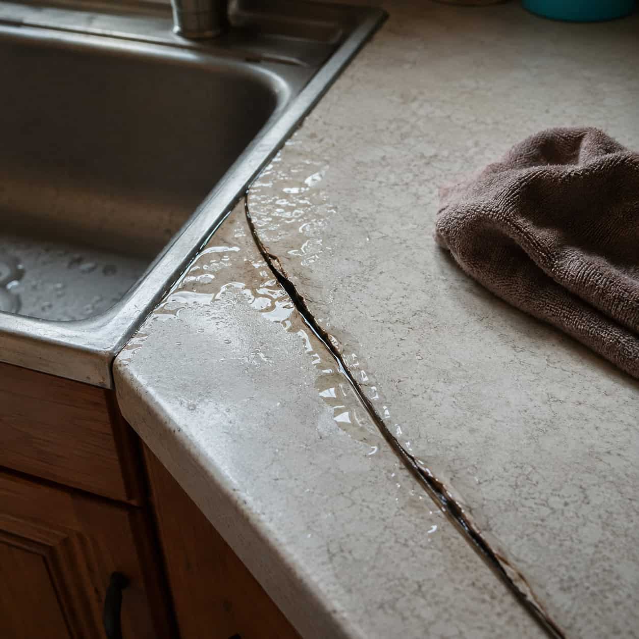 Leaving laminate wet after every wipe-down
