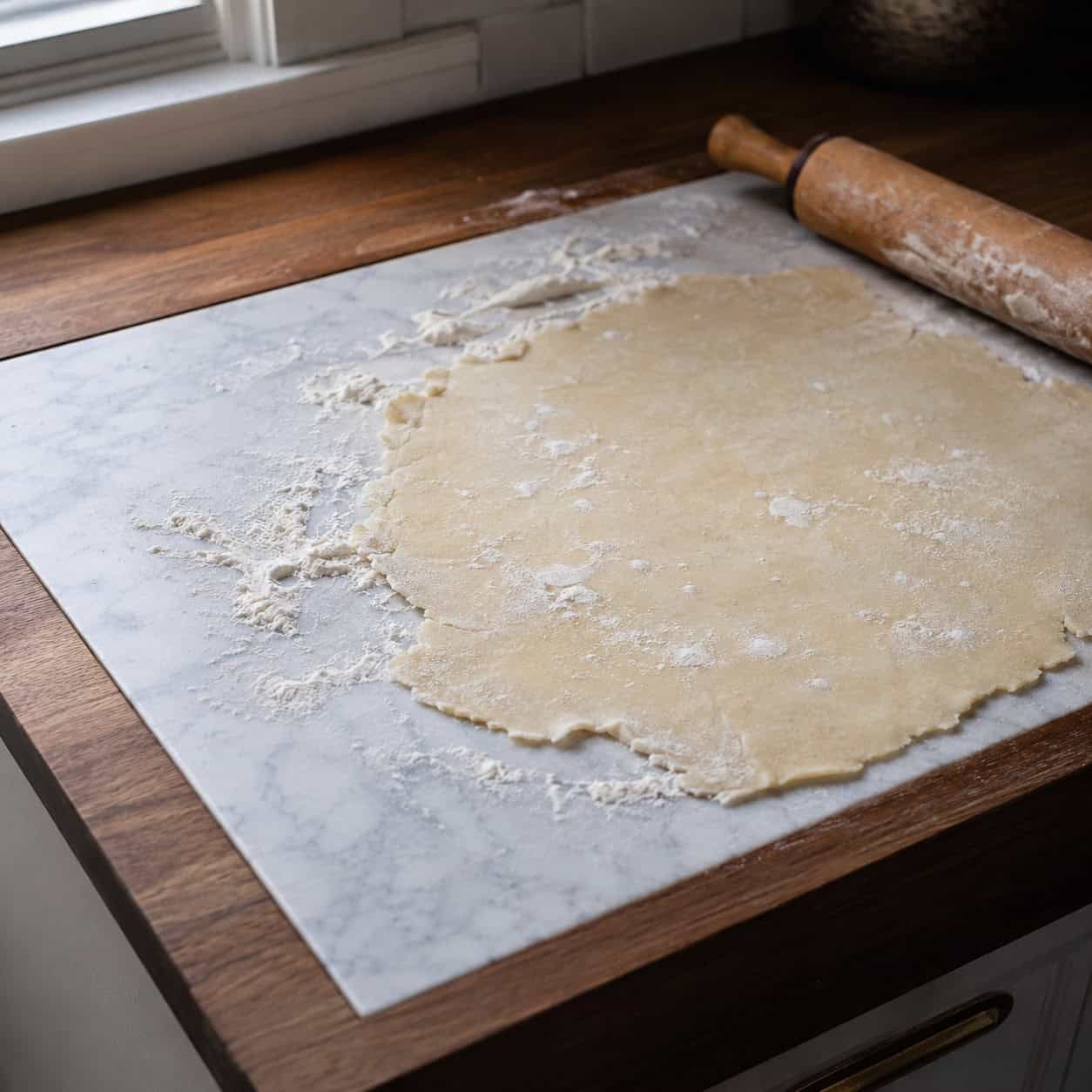 A Marble Slab at the Baking Spot