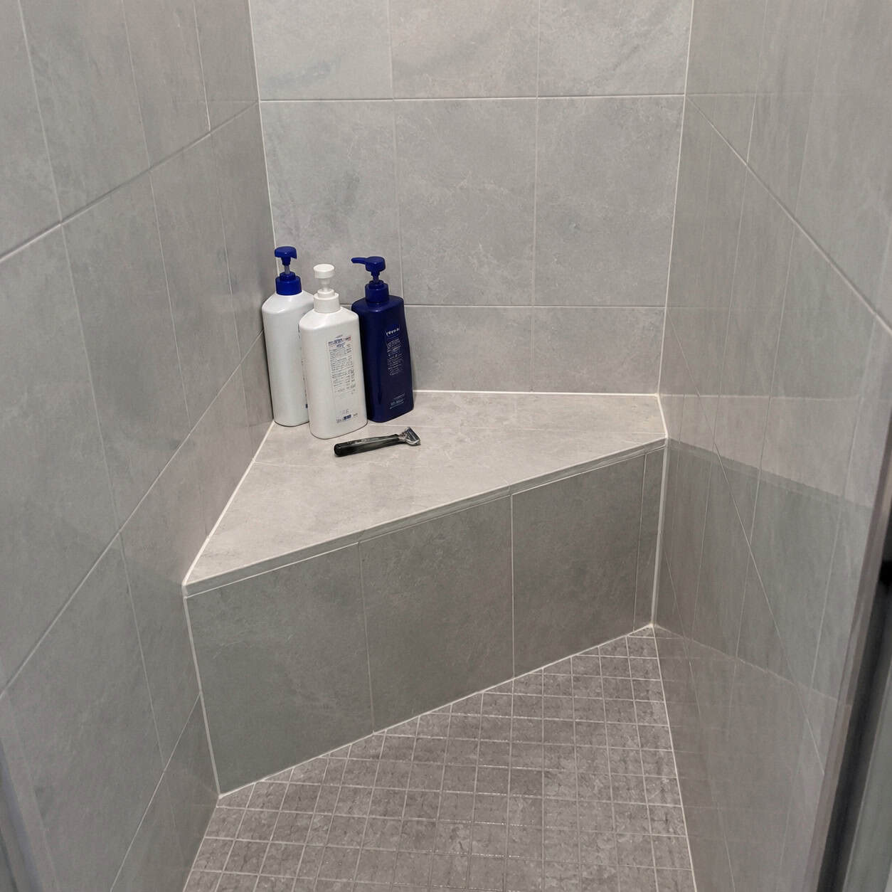 The Built-In Shower Bench