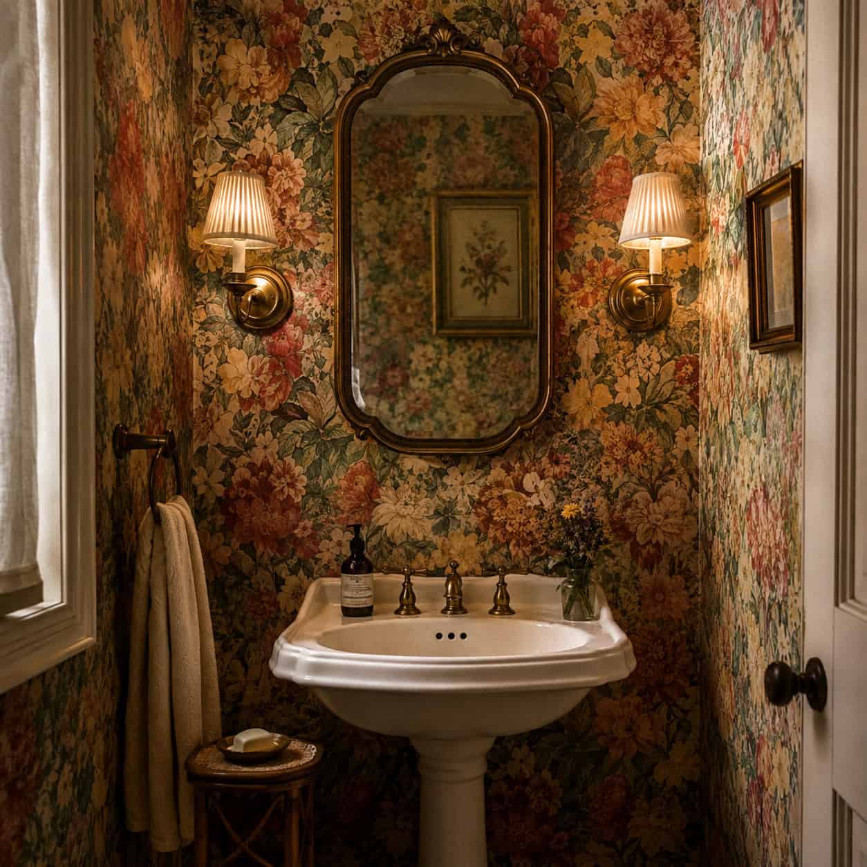 Floral Vintage Wallpaper