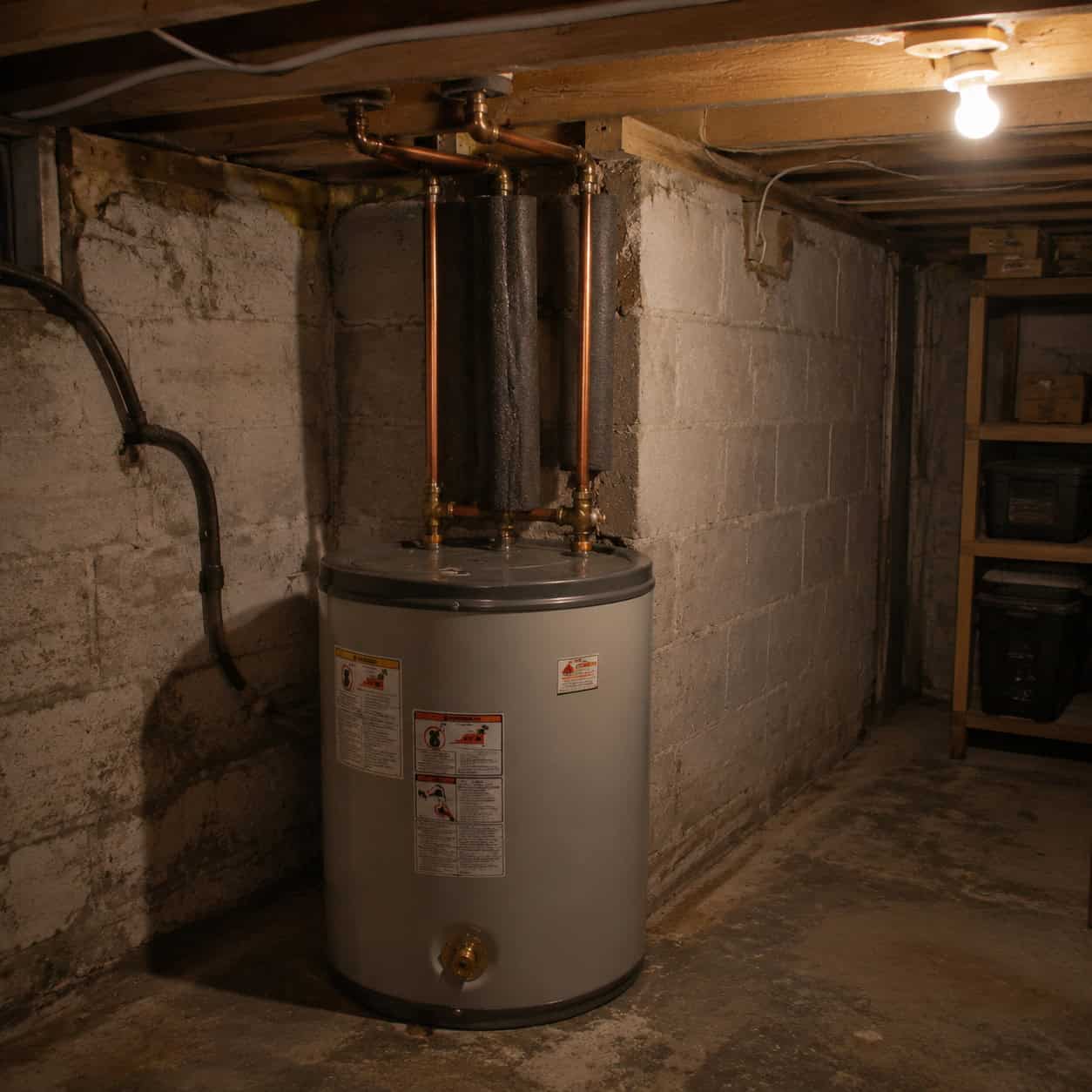 The Water Heater Lived Near the Tap