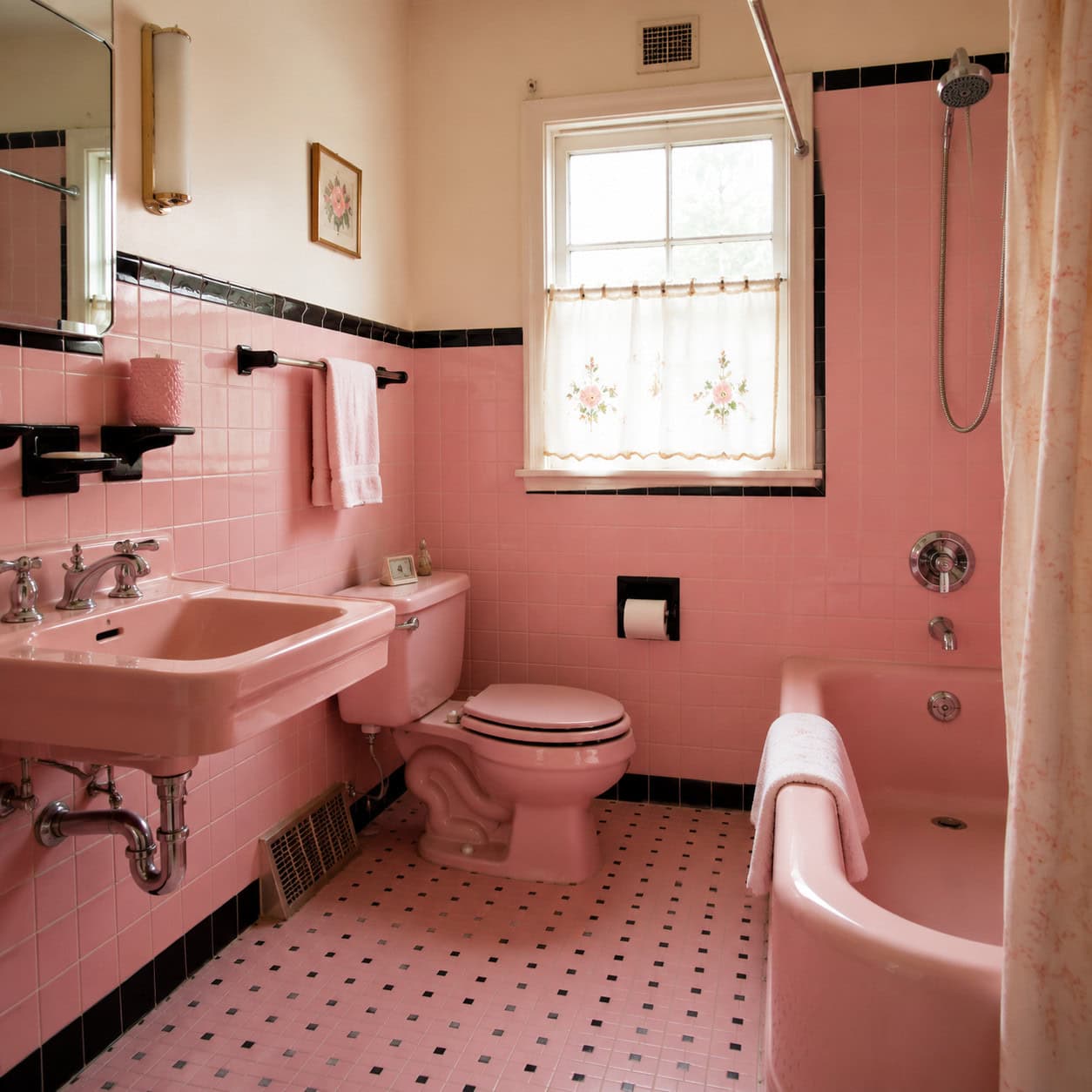 Leaving Pink or Green 'Grandma' Fixtures in Place