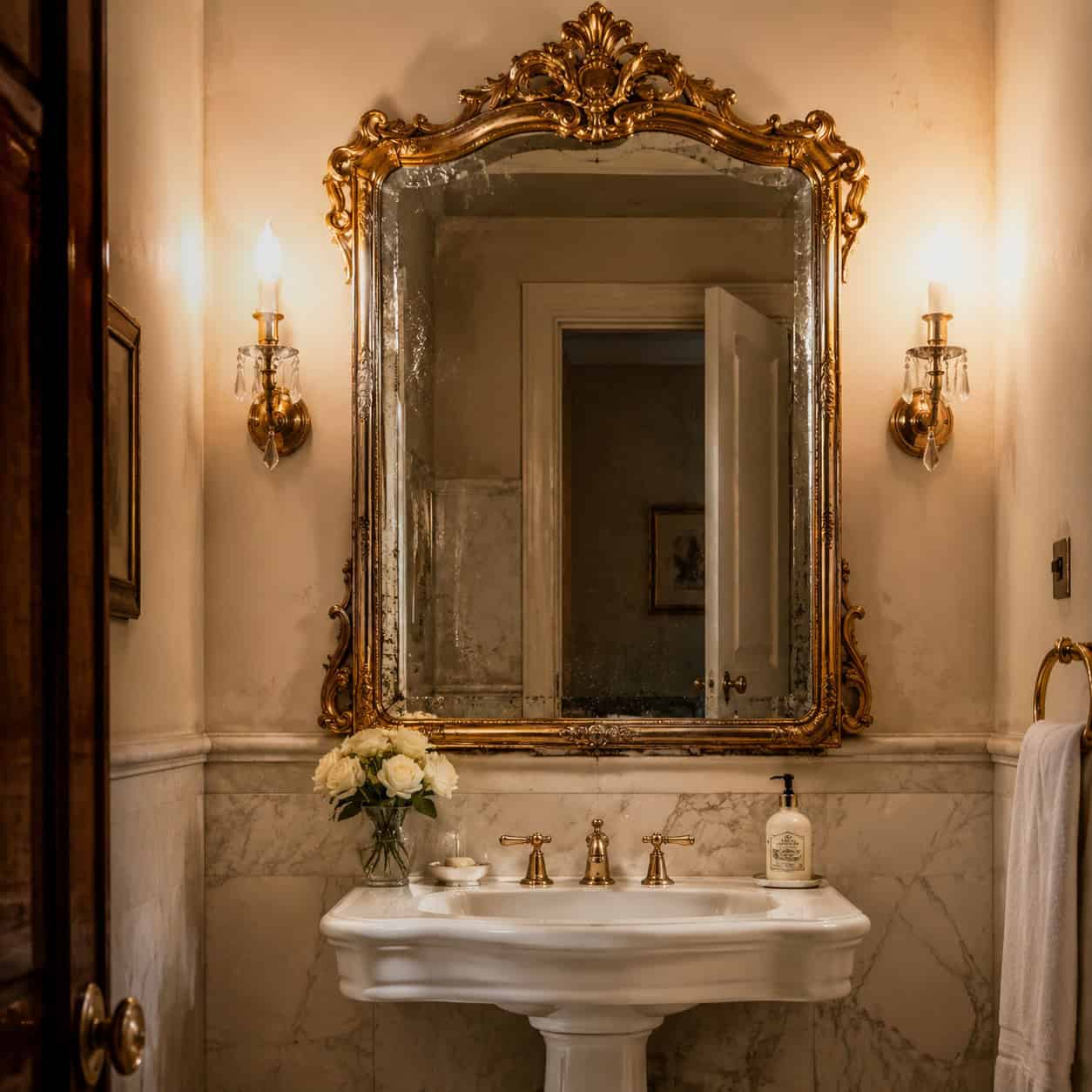 Ornate Antique Mirror