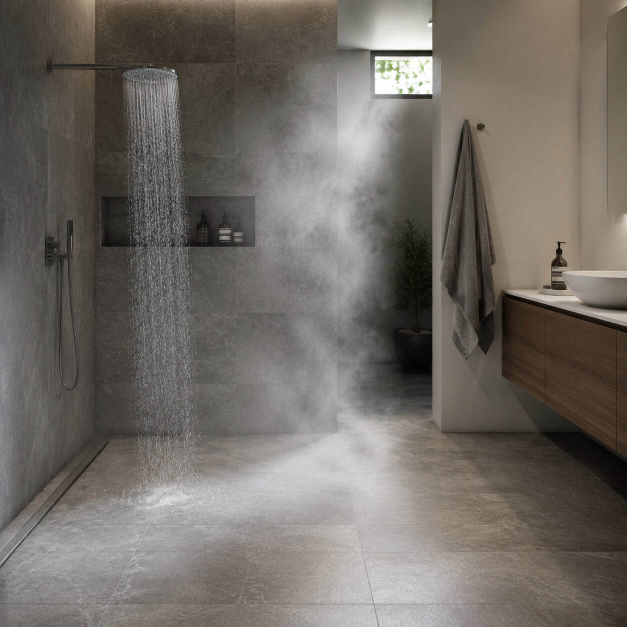 The Doorless Walk-In Wet Room