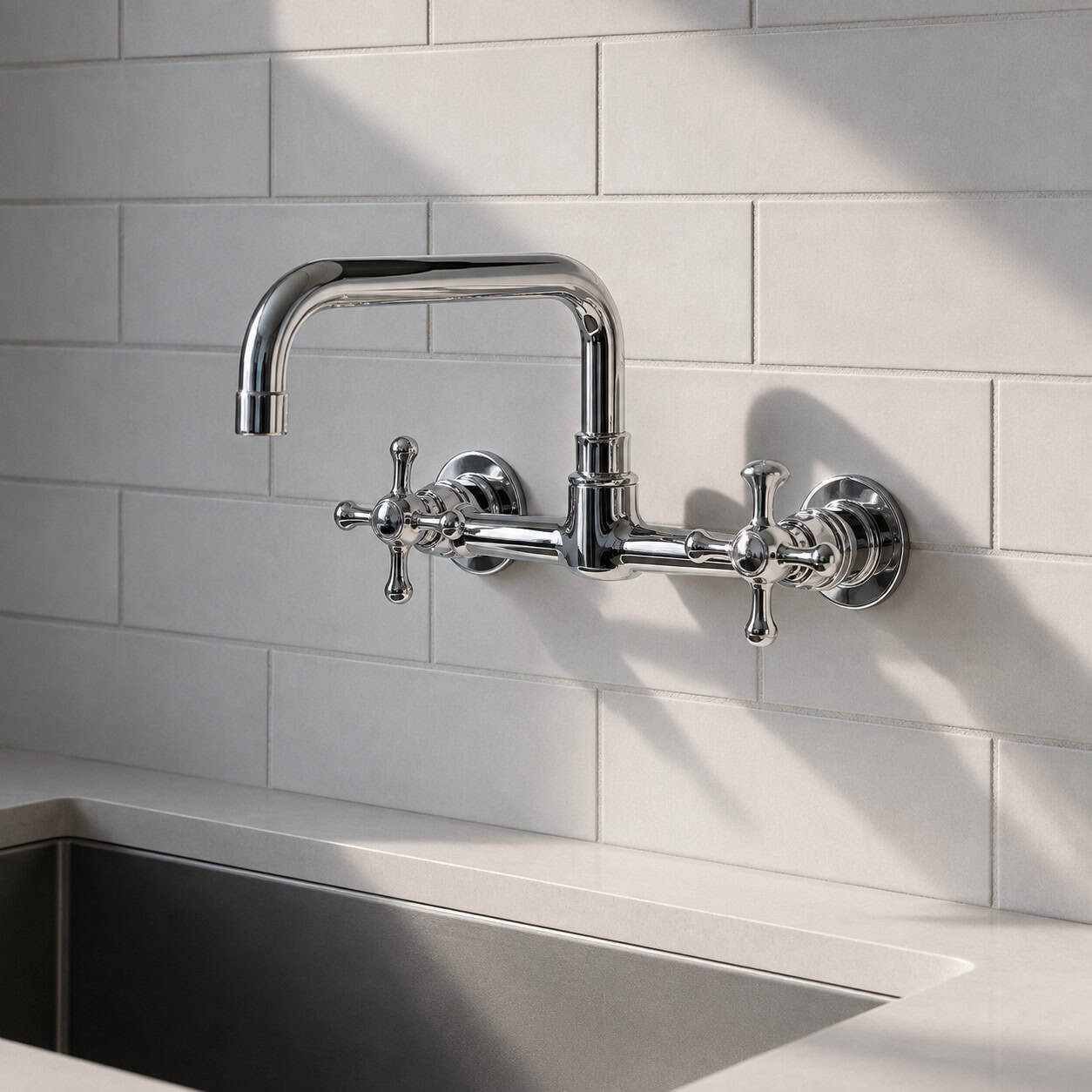 The Wall-Mounted Faucet