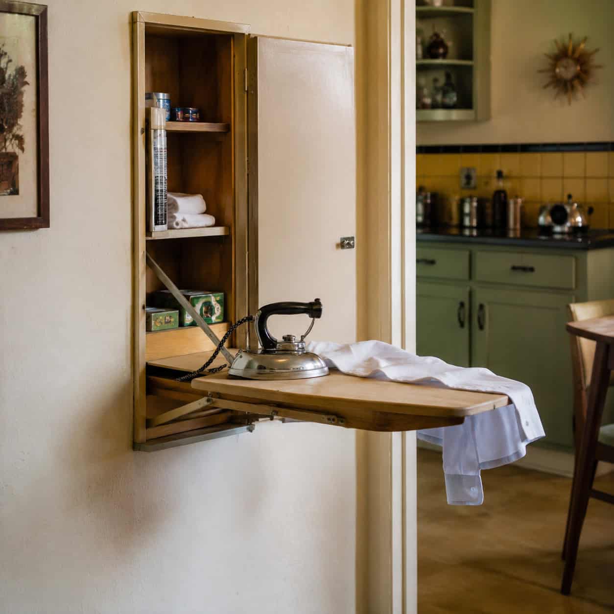 The Built-In Ironing Board Cabinet