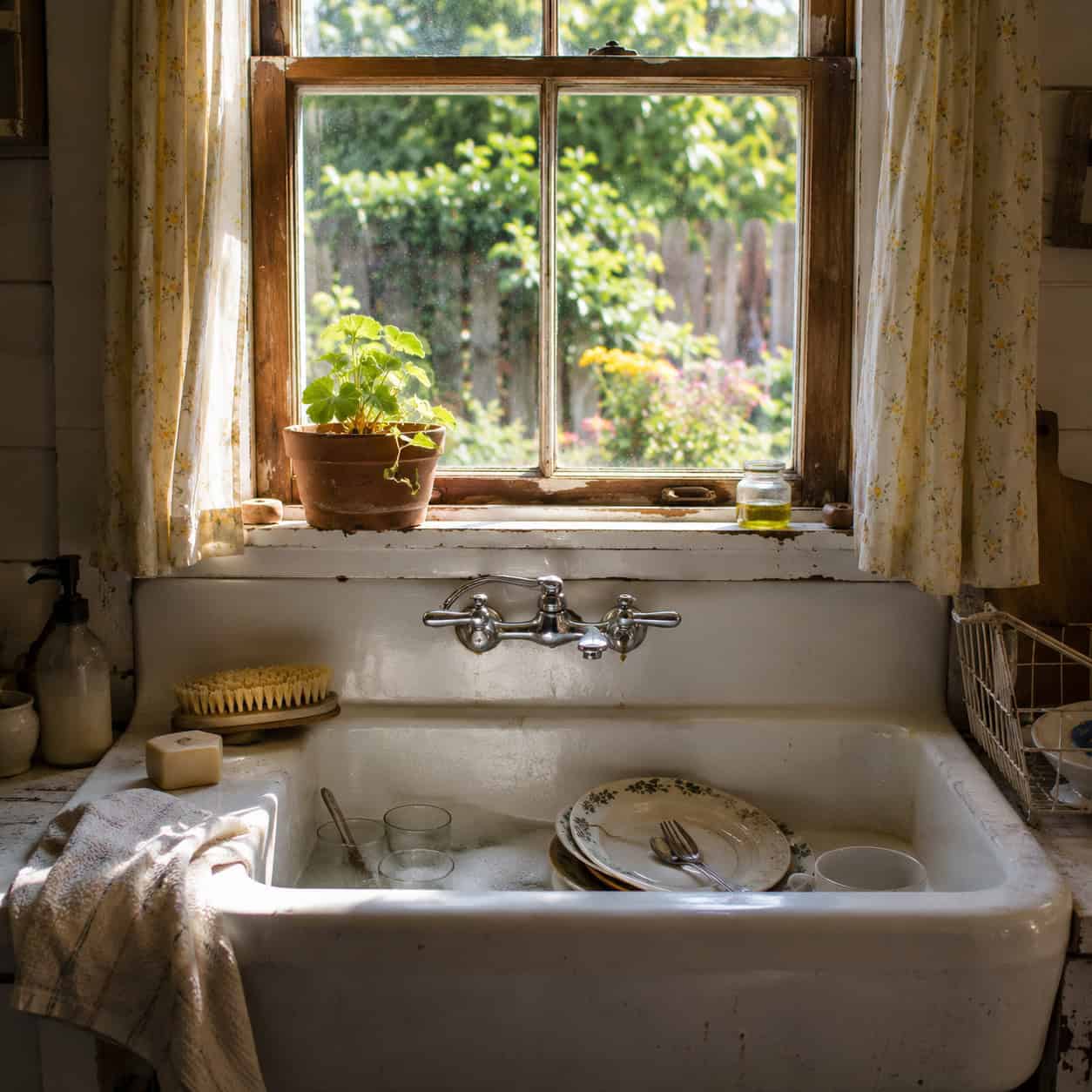 The Sink Goes Under the Window