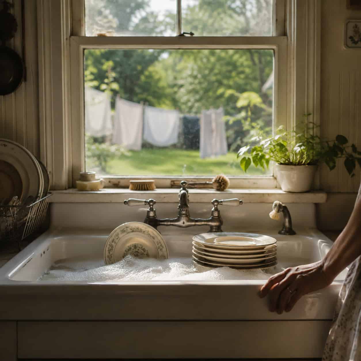 The Sink Sat Under the Window
