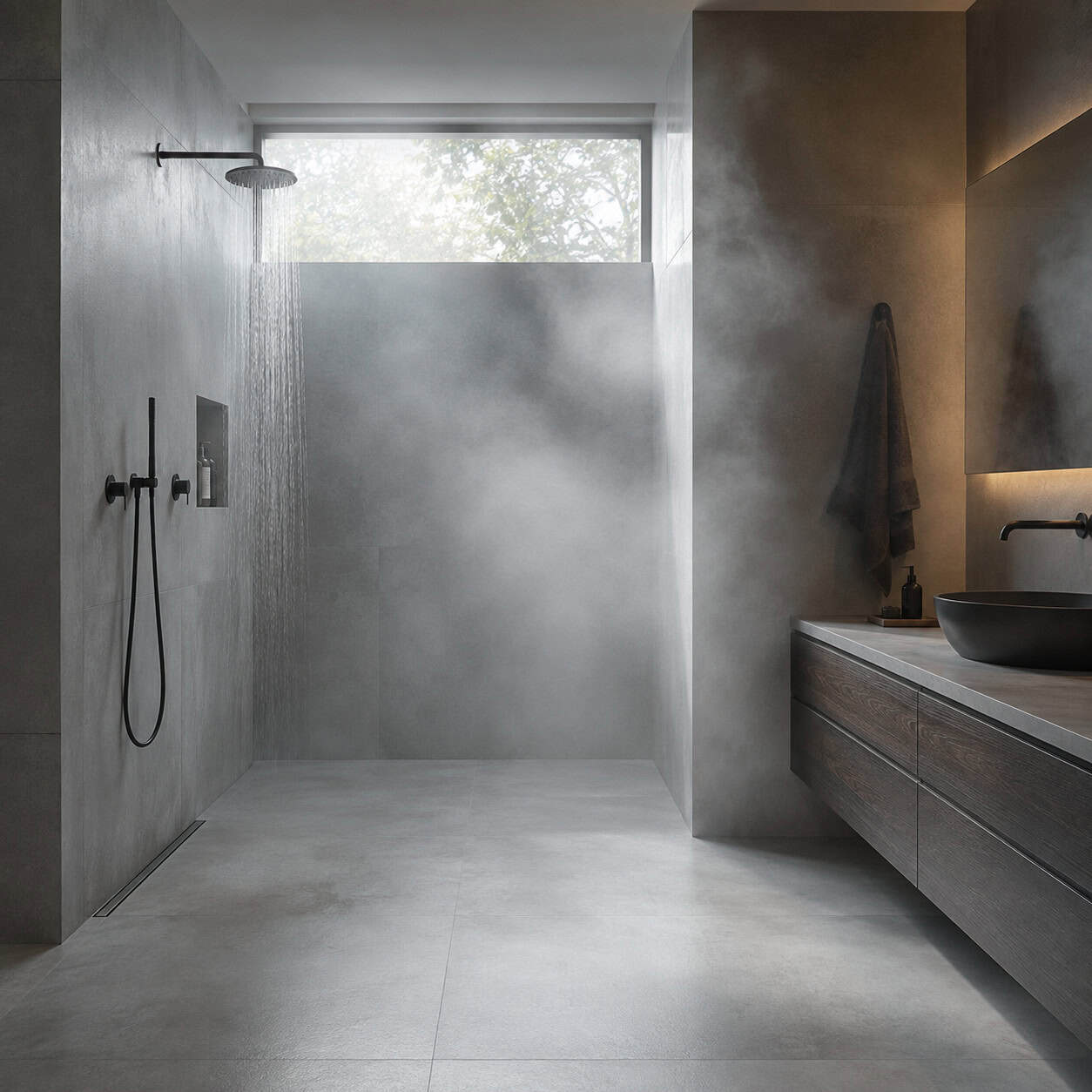 The Doorless Walk-In Wet Room
