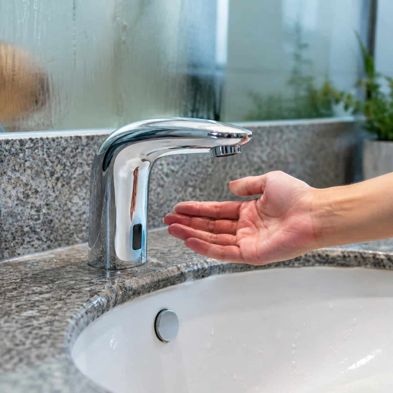 The Touchless Bathroom Faucet