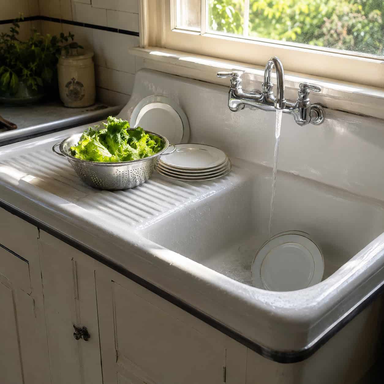 Drainboards Cast Right Into the Sink
