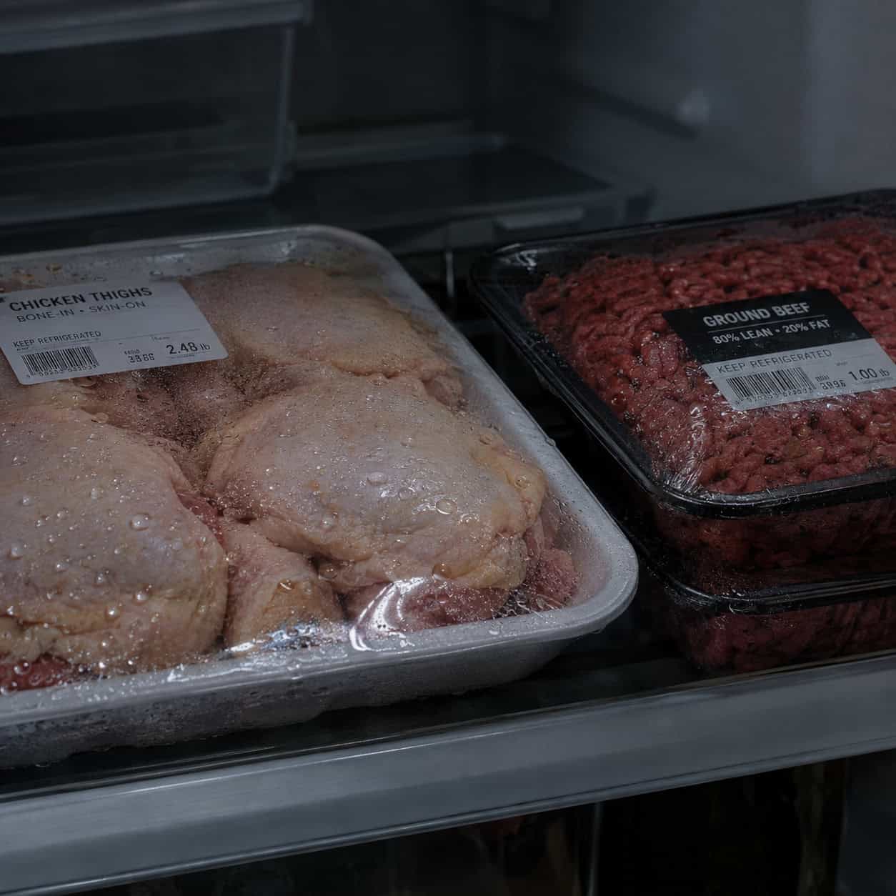 Raw and Cooked Meat, Poultry, and Seafood