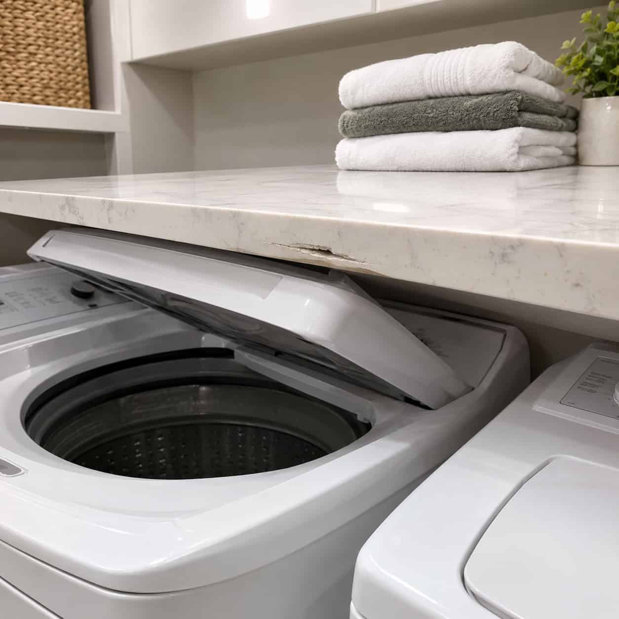 A Countertop Built Over a Top-Loading Washer