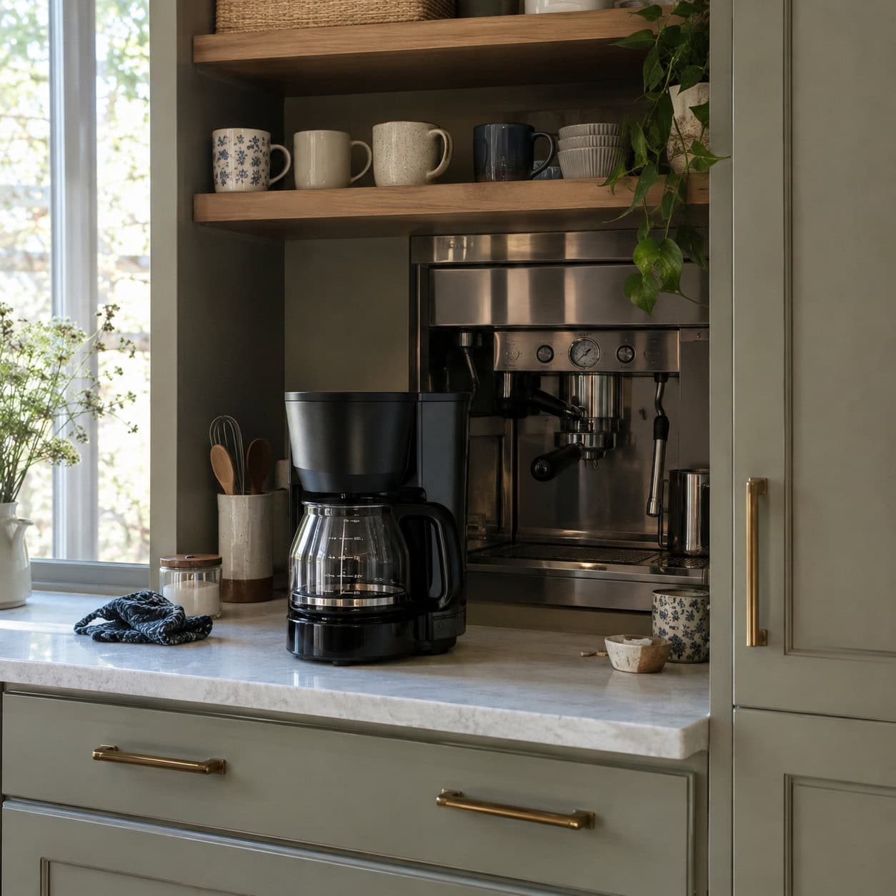 The Built-In Coffee Bar
