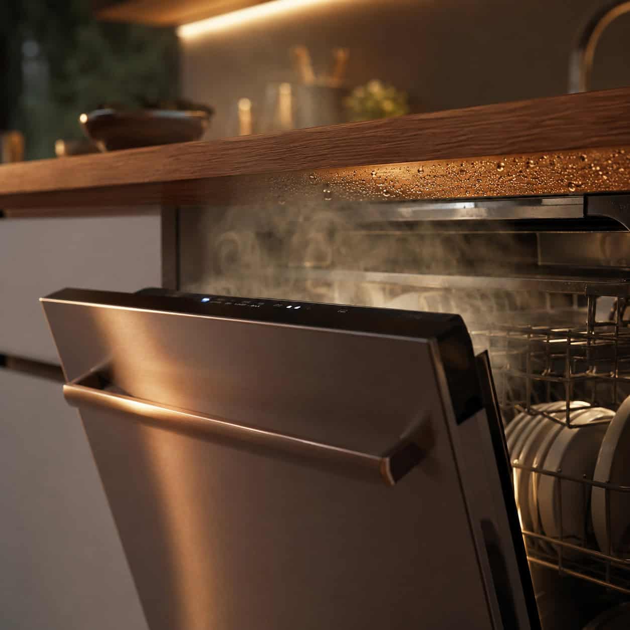 The Hidden Top-Control Touch Panel on a Dishwasher