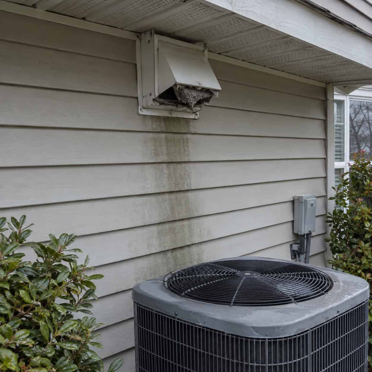A Dryer Vent That Exits in the Wrong Place