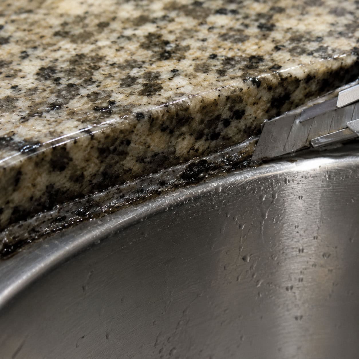 The Caulk Seam Under an Undermount Sink