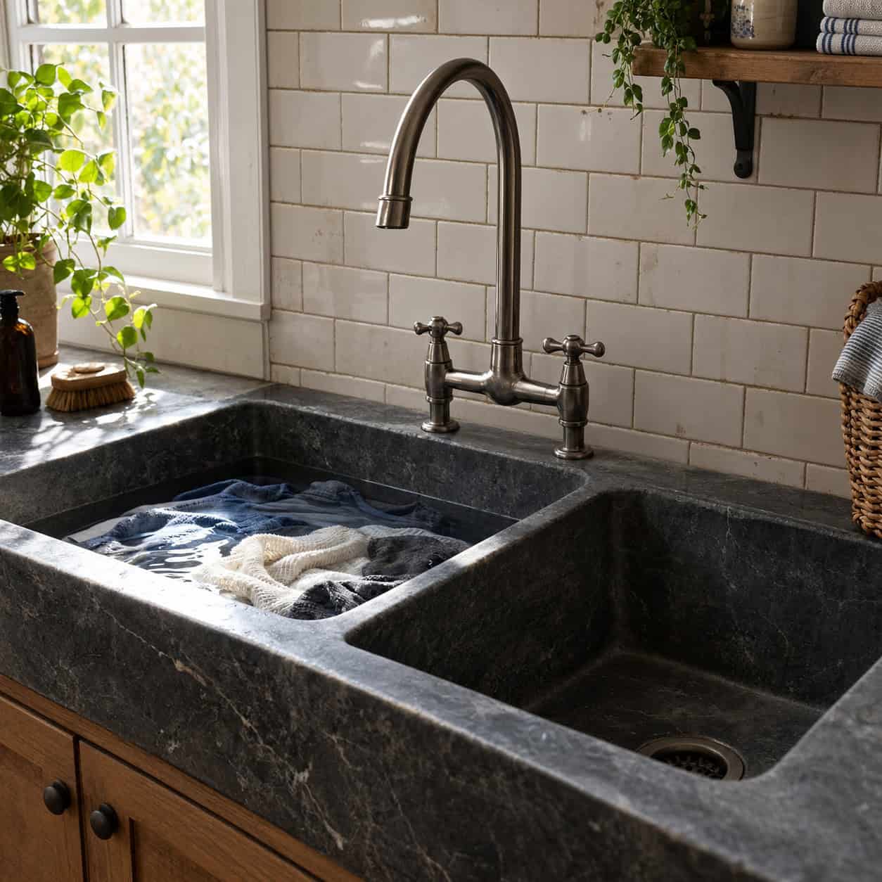 The Deep Laundry Tub and the Overnight Soak