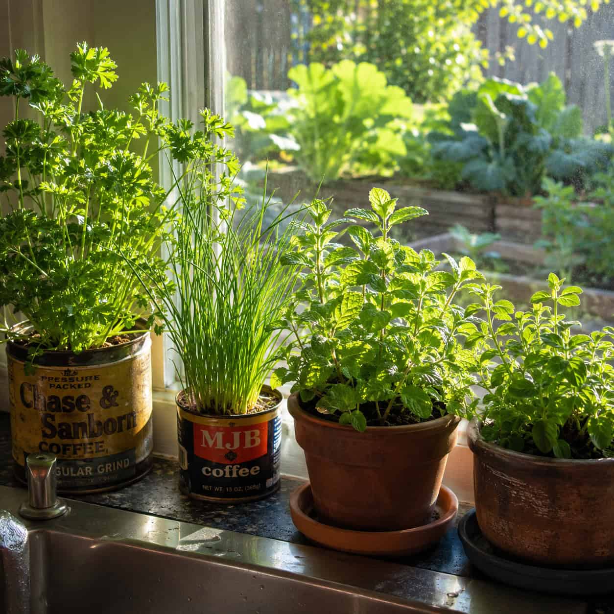 Herbs on the Windowsill, Beans by the Back Door