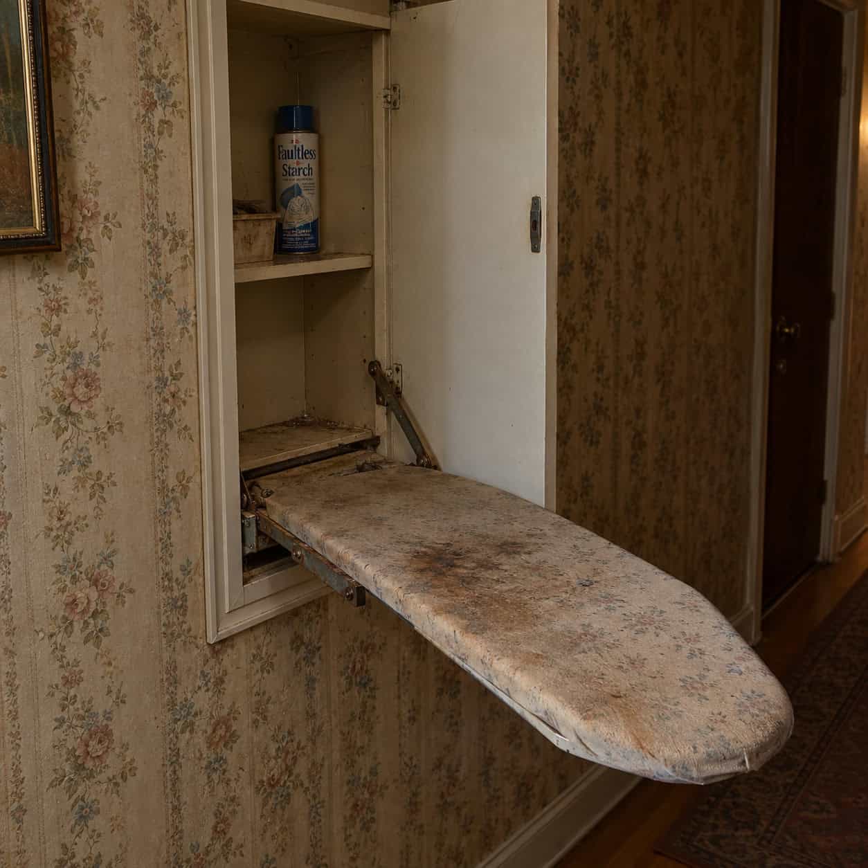 The Built-In Fold-Down Ironing Board Cabinet