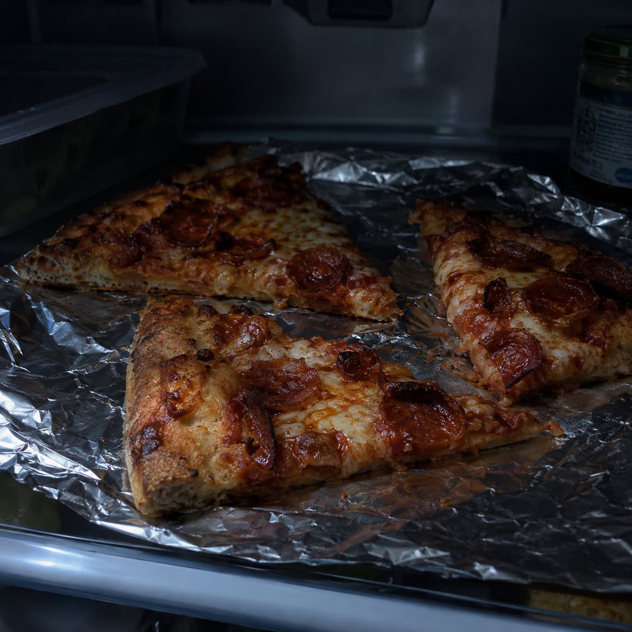 Leftover Pizza — Any Topping