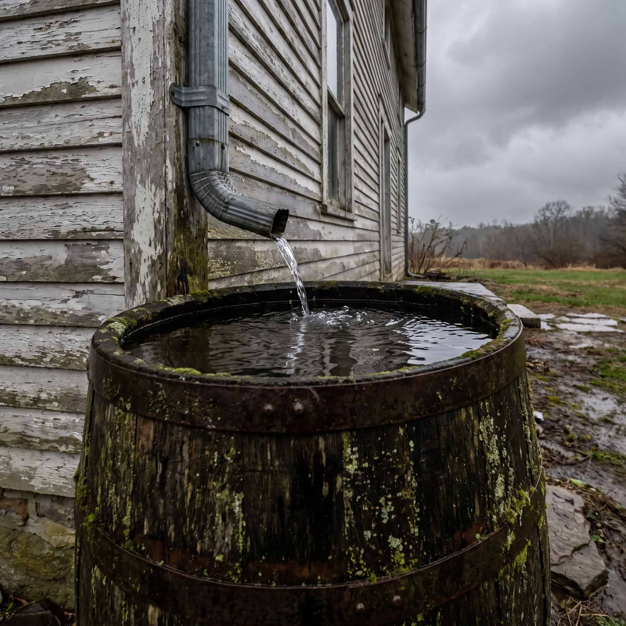 She Caught Rainwater Because Soft Water Needs Less Soap