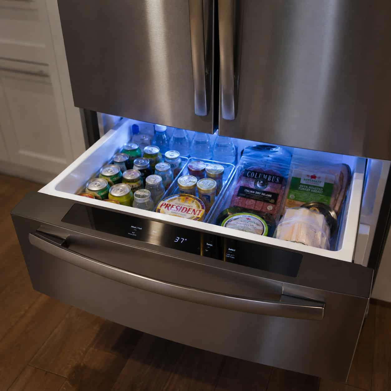 The Convertible Drawer That Switches From Fridge to Freezer