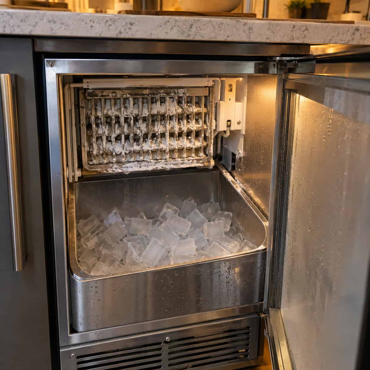 The Under-Counter Plumbed Ice Maker