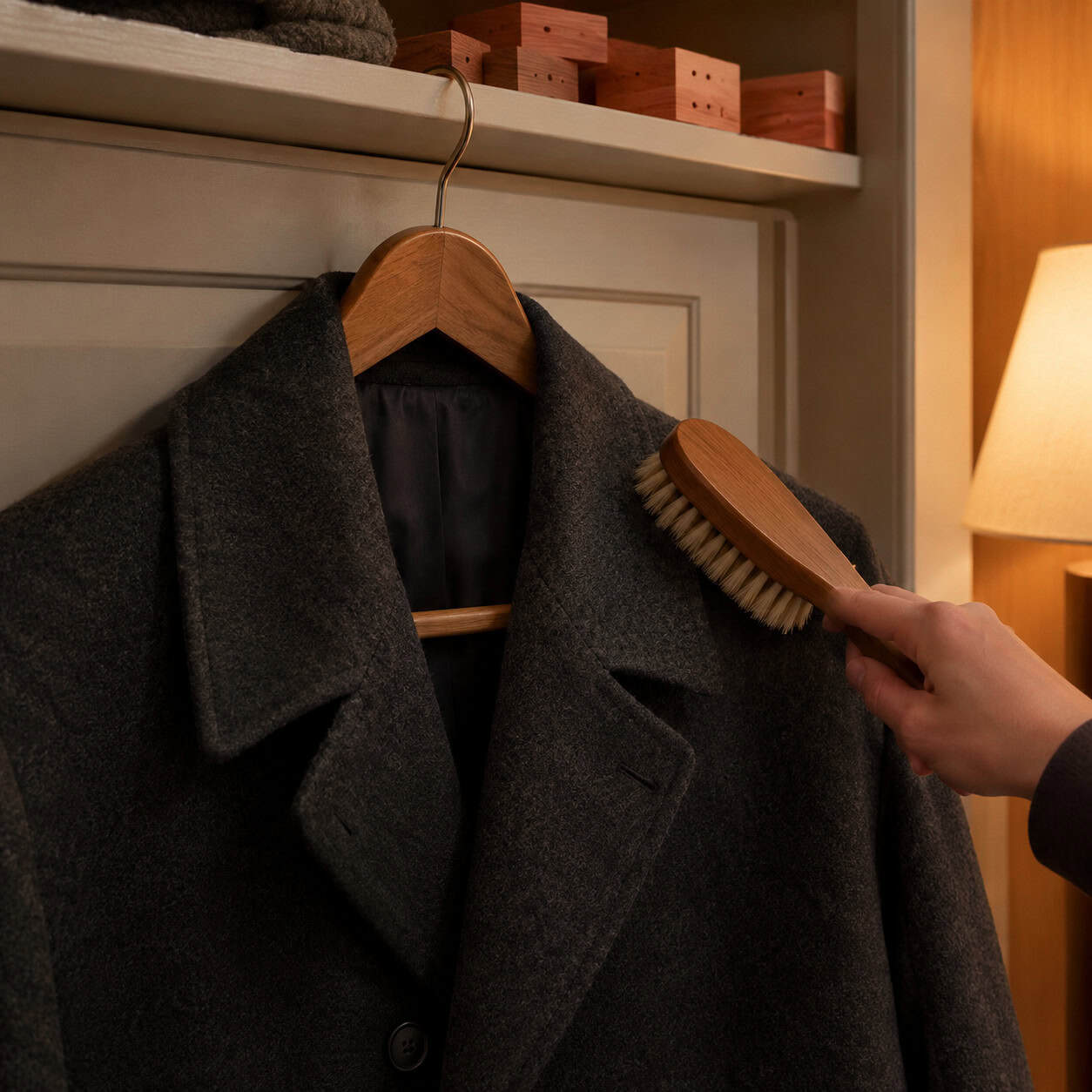 She Brushed and Aired Wool Instead of Dry-Cleaning It