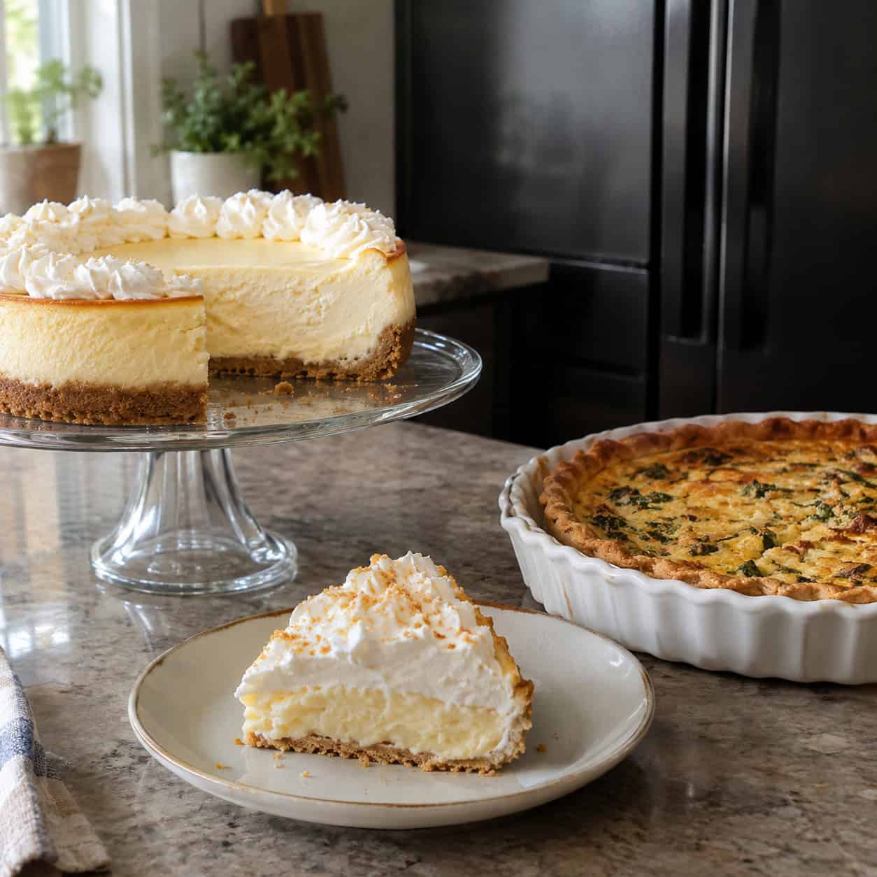Cheesecake, Cream Pies, Custard, and Quiche