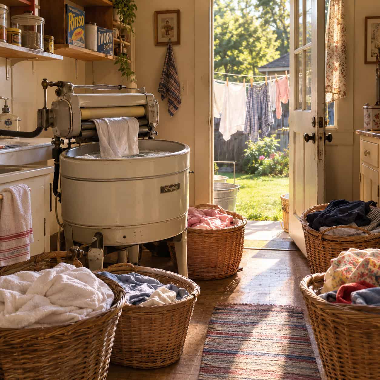 Wash Day Was a Day, Not a Midnight Chore
