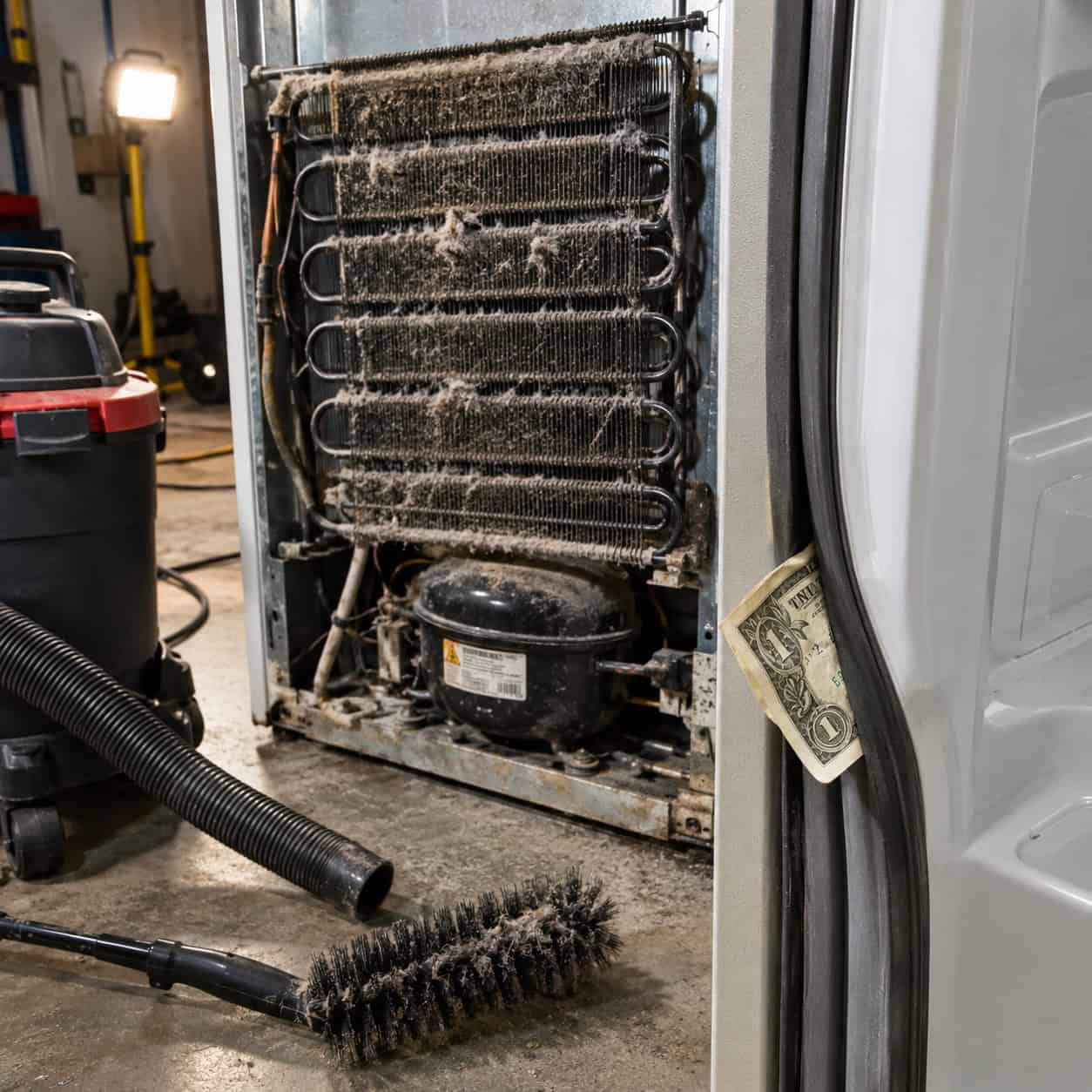 Dirty Condenser Coils and a Failing Door Gasket