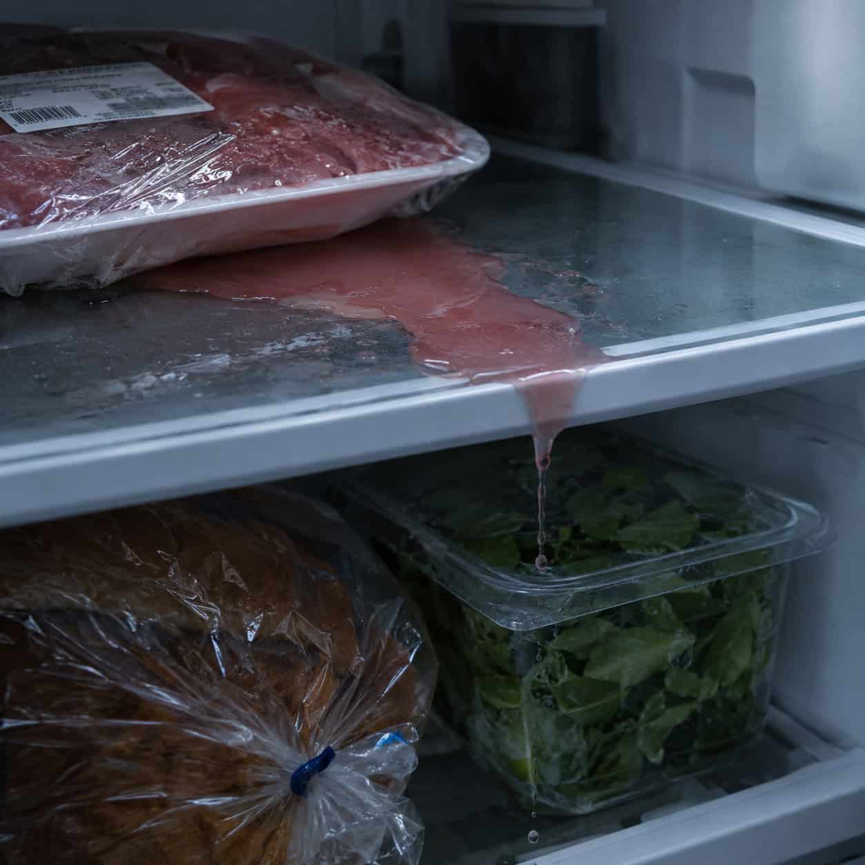 Anything Raw Meat Juices Dripped Onto