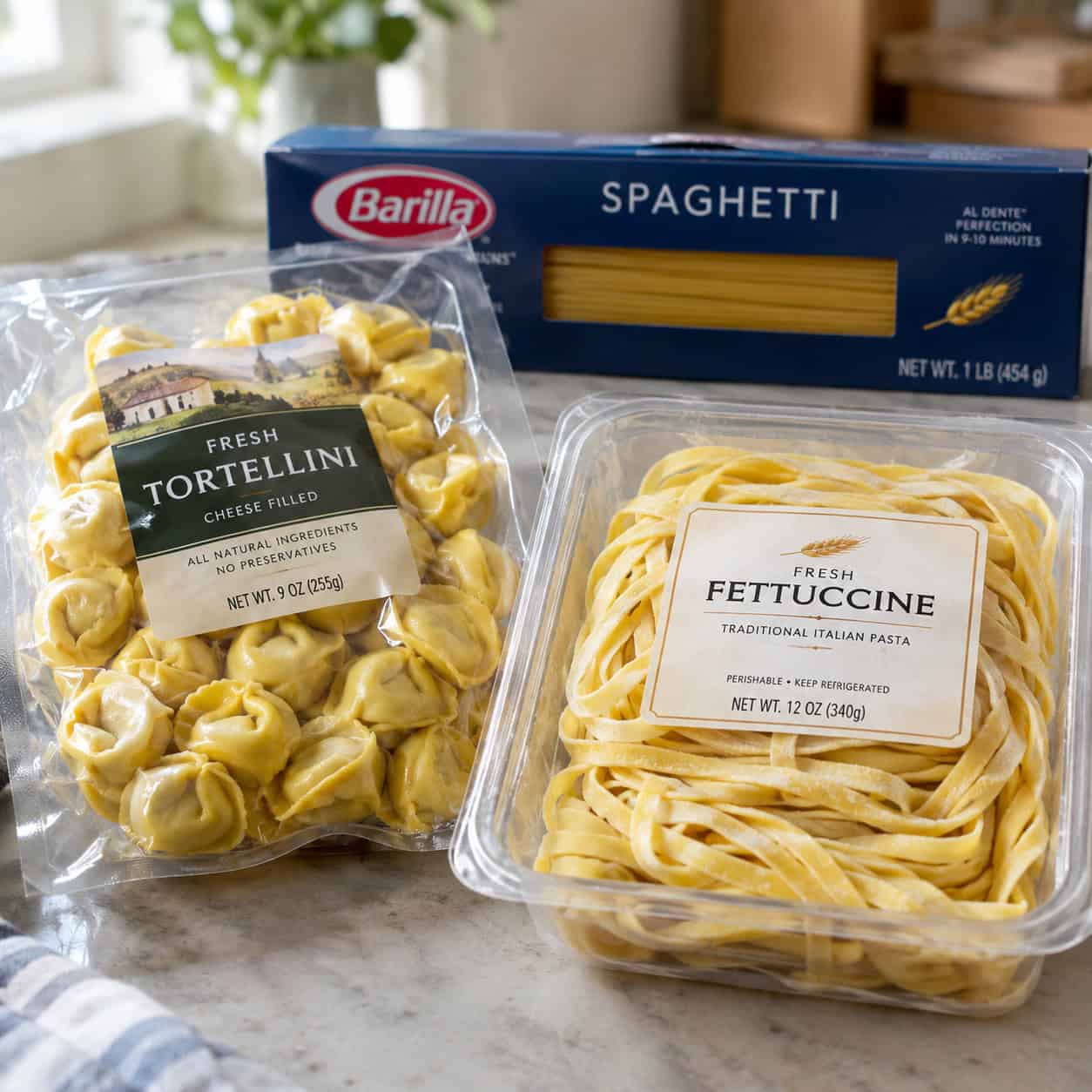 Fresh Pasta and Refrigerated Tortellini