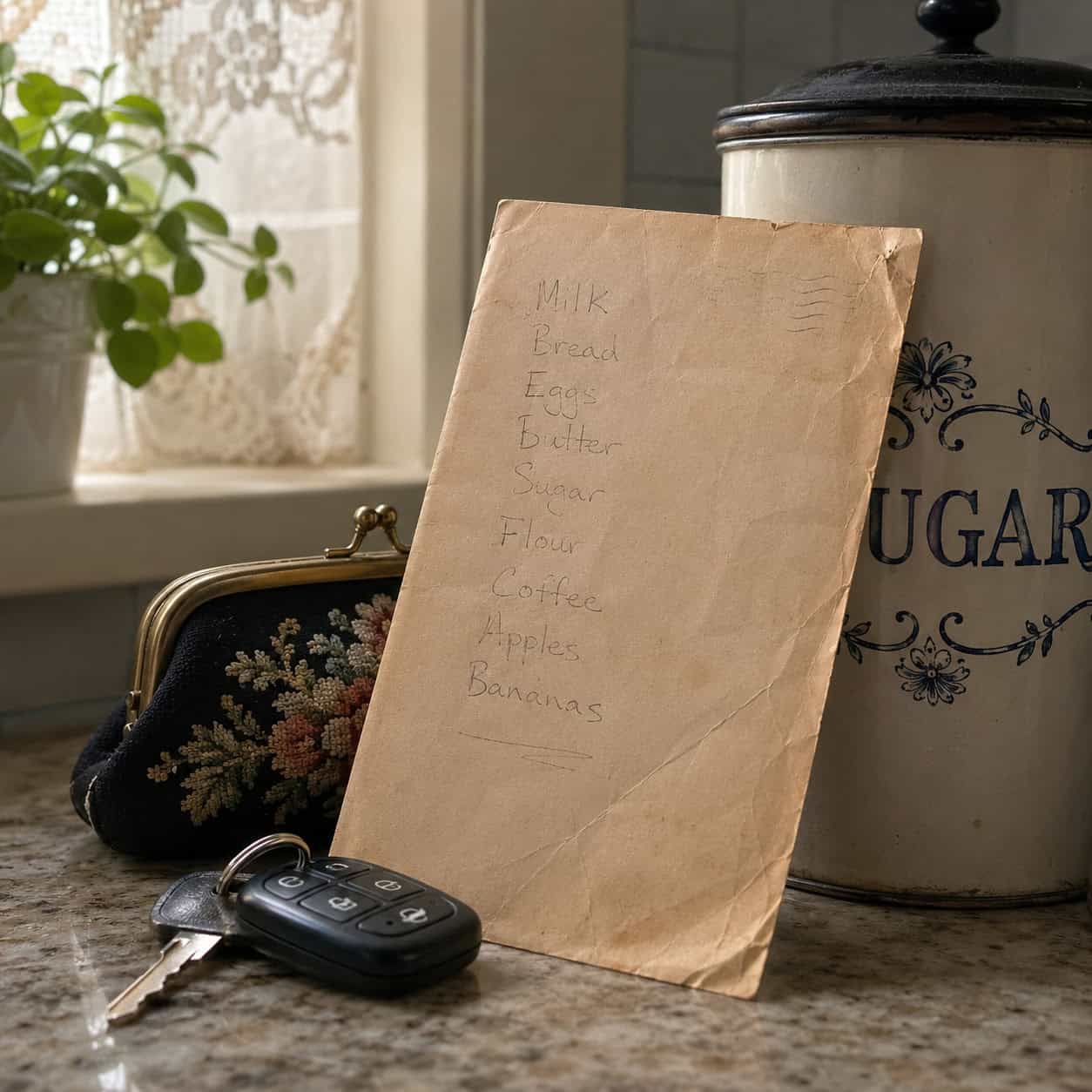 The Grocery List on the Back of an Envelope