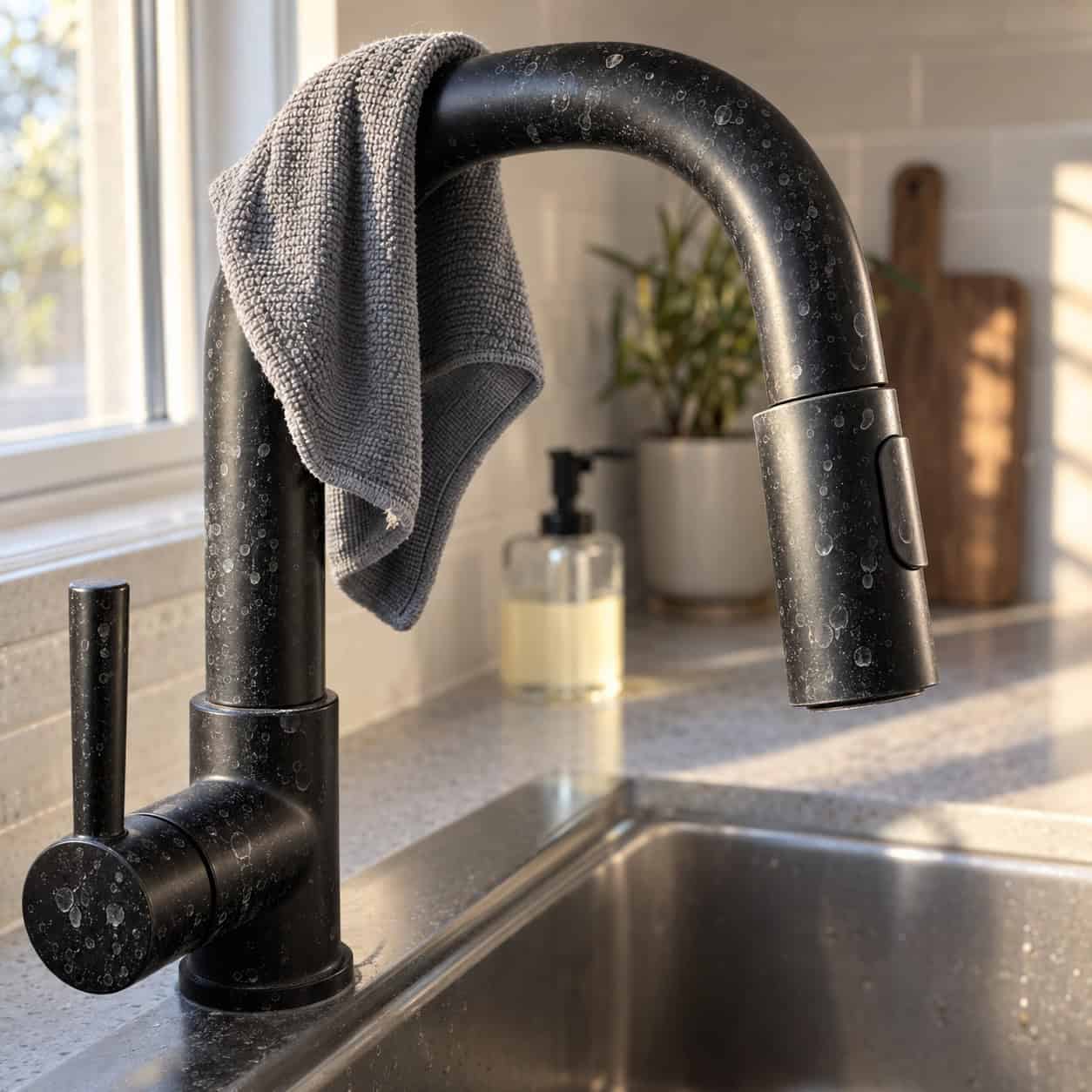 Matte Black Faucets and Fixtures