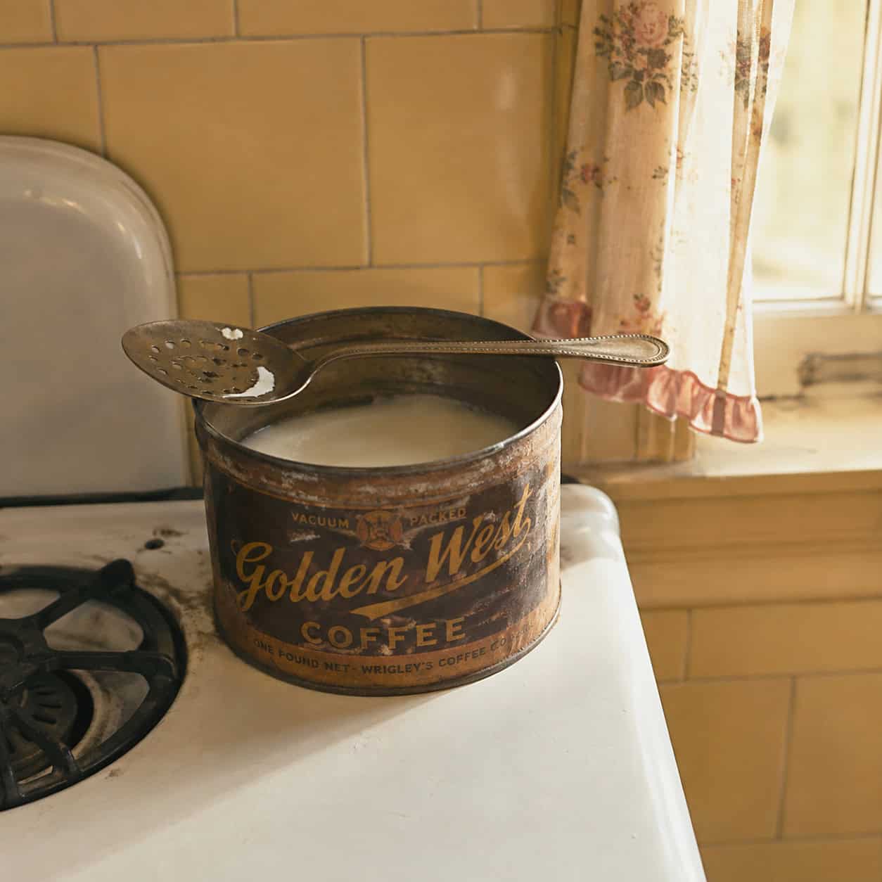 The Bacon Grease Jar by the Stove