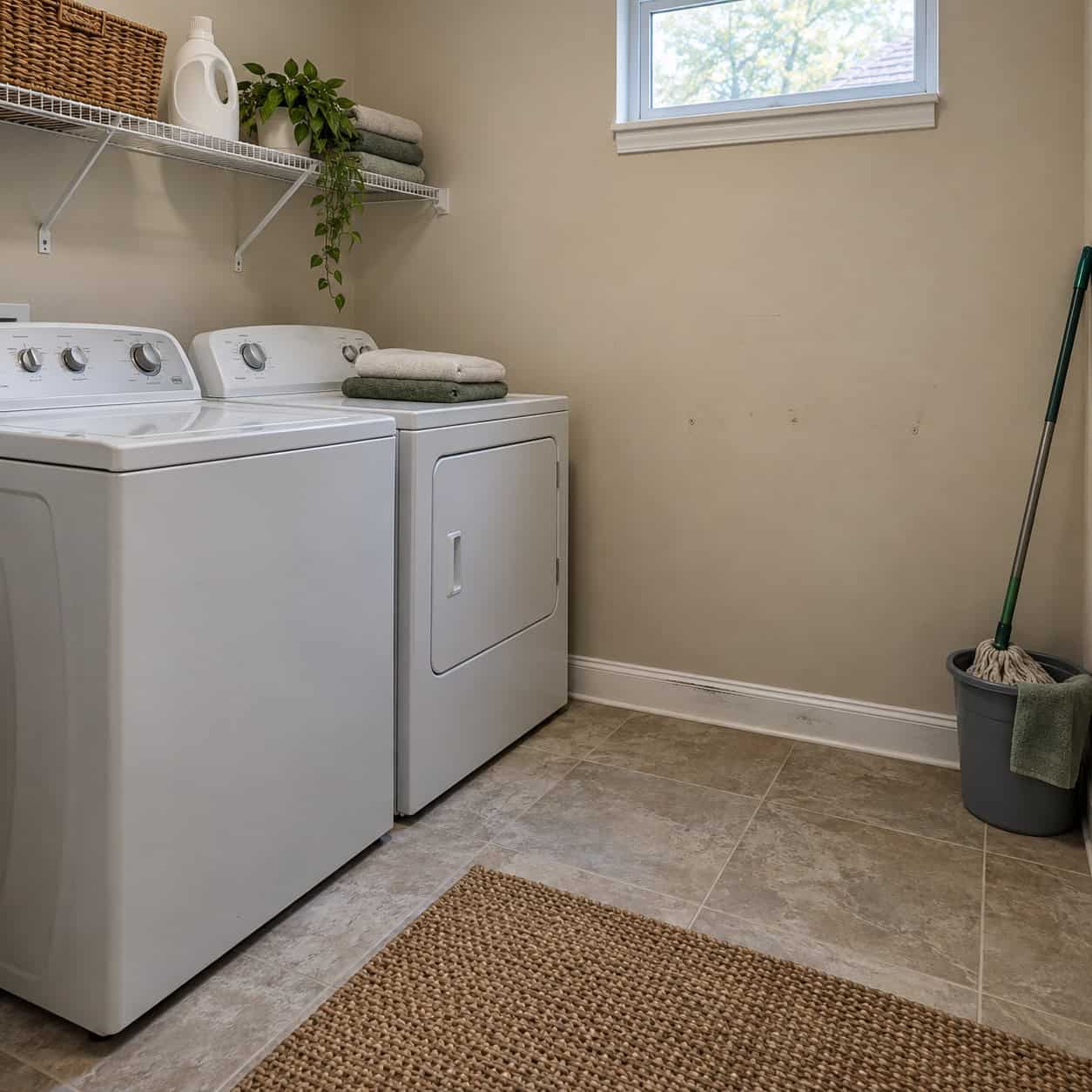 The Laundry Room Built Without a Utility Sink