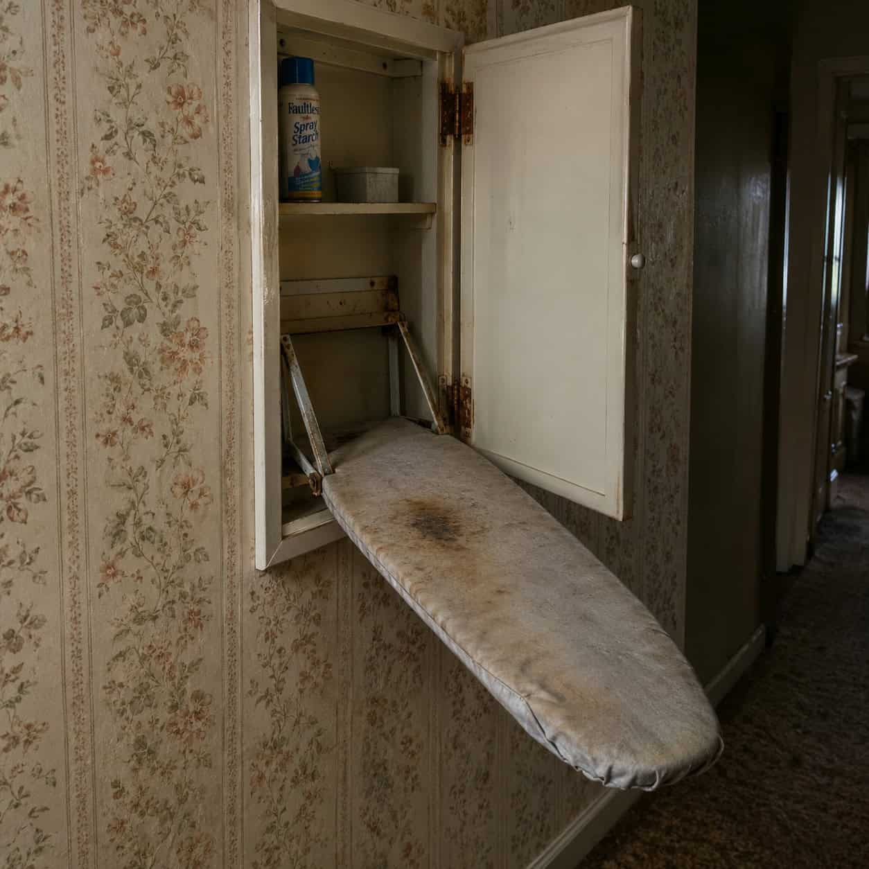 The Built-In Fold-Down Ironing Board Cabinet
