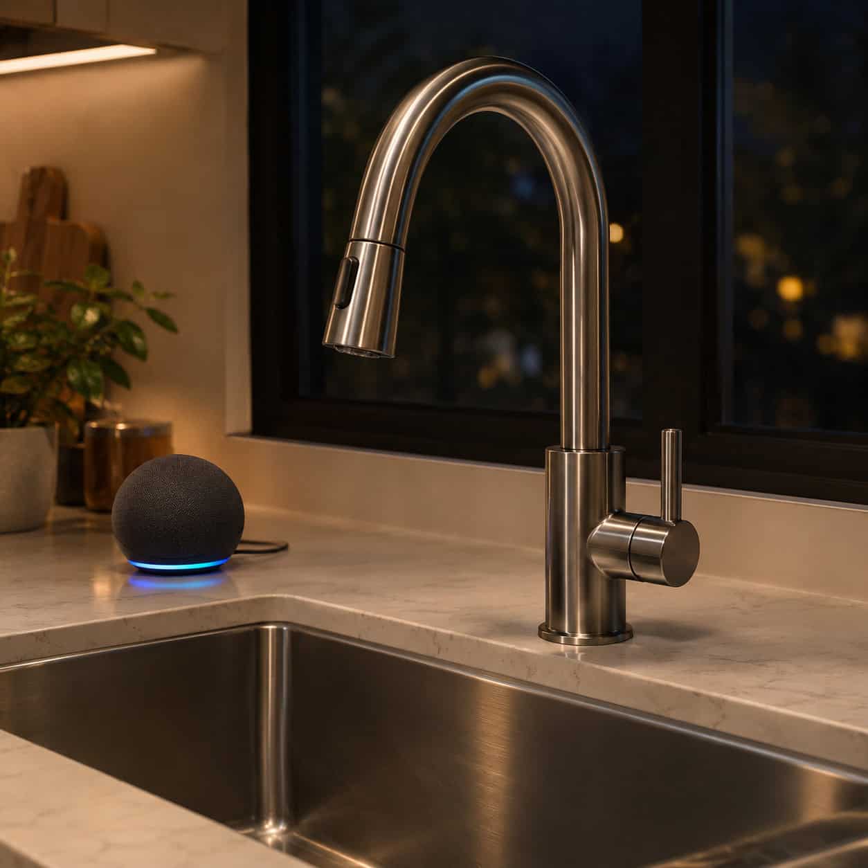 Voice-Activated Faucet Commands