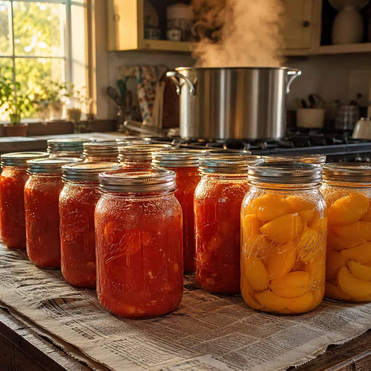 Canning During the Summer Glut