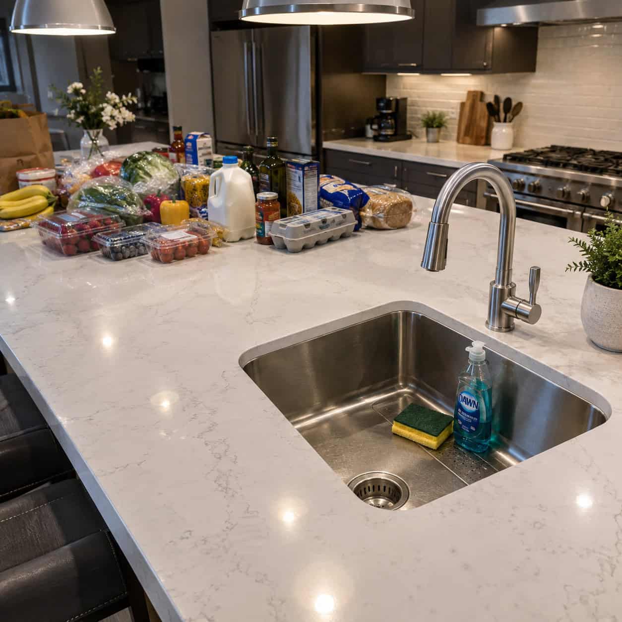 The Island Prep Sink